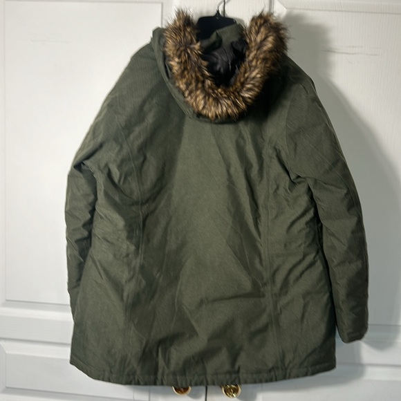 EDDIE BAUER WEATHEREDGE EB650 down WOMEN WINTER JACKET IN OLIVE GREEN SIZE XXL - Picture 5 of 14